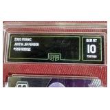 2020 Mosaic Justin Jefferson Rookie Card - GMA 10!