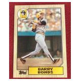 1987 Topps Barry Bonds Rookie Card