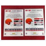 (2) Johnny Manziel Rookie Cards