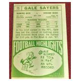 1968 Topps Gale Sayers Card
