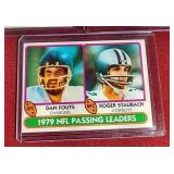 (3) 1978/1978 Football Leaders Cards - Payton/Staubach/Bradshaw Etc.