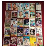 (30) Mixed Baseball Cards - Vintage, HOF Rookies, Stars, Etc