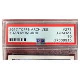 2017 Topps Archives Yoan Moncada Rookie Card - PSA 10