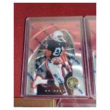 (5) Numbered Football Cards