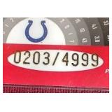 (5) Numbered Football Cards