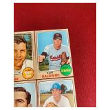(15) 1968 Topps Baseball Cards