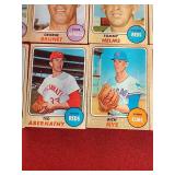 (15) 1968 Topps Baseball Cards