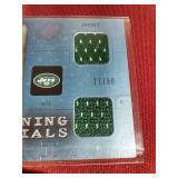 (3) Football Relic Cards - Raiders Relic is Metal