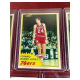 (5) 1981-82 Basketball Cards - 4 HOFers!