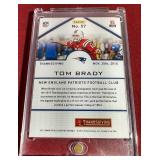 2013 Panini Tom Brady Thanksgiving Card