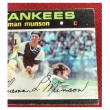 1971 Topps Thurmon Munson Rookie Cup Card