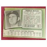 1971 Topps Thurmon Munson Rookie Cup Card