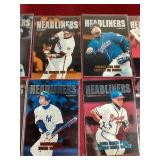1997 Fleer Headliners Baseball Insert Complete Set