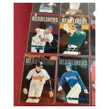 1997 Fleer Headliners Baseball Insert Complete Set