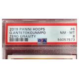 2019 Hoops Giannis Antetokounmpo Card - PSA 8
