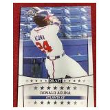 2017 Leaf Draft Ronald Acuna Jr. Rookie Card