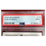 2020 Bowman Luis Robert Rookie Card - PSA 9