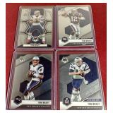 (4) Mosaic Tom Brady Cards