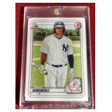 2020 Bowman Jasson Dominguez Card - First Bowman!