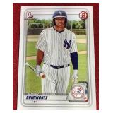 2020 Bowman Jasson Dominguez Card - First Bowman!
