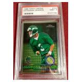 1996 Topps Chrome Keyshawn Johnson Rookie Card - PSA 9