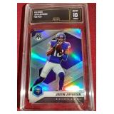 2021 Mosaic Justin Jefferson Silver Prizm - GMA 10!