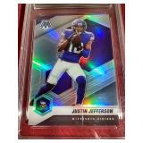 2021 Mosaic Justin Jefferson Silver Prizm - GMA 10!