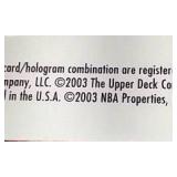 2003 Upper Deck LeBron James Rookie Card
