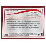 2014 Topps Mookie Betts Rookie Card