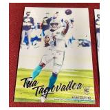 (2) 2020 Luminance Tua Tagovailoa Rookie Cards - Silver & Pink