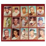 (15) 1962 Topps Baseball Cards