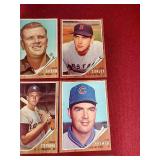 (15) 1962 Topps Baseball Cards