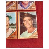 (15) 1962 Topps Baseball Cards