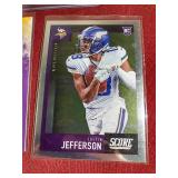 (5) 2020 Justin Jefferson Rookie Cards