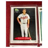 (4) Chipper Jones Prospect/Rookie Cards