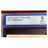 2004 Fleer Tradition Tom Brady - ISA 9