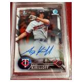 2016 Bowman Draft Chrome Autograph Alex Kirilloff 1st Bowman Card - PSA 10!!