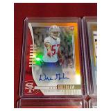 (5) Autographed NFL Cards - 2 Numbered