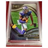 2020 Select Justin Jefferson Field Level Rookie Card - PSA 9