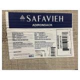 SAFAVIEH Adirondack Collection X-Large Area Rug - Charcoal/Ivory