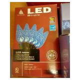 Blue LED Christmas Lights - New In Box
