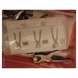 Pink Tool Box With Scissors & Grommet Tool