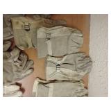 (5) Pairs Mens XL Used Leather Work Gloves
