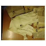 (5) Pairs Mens XL Used Leather Work Gloves