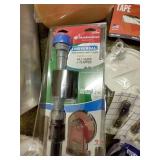 Bin Of Misc. New Plumbing Supplies For Home Repair