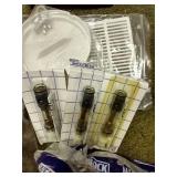 Bin Of Misc. New Plumbing Supplies For Home Repair