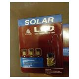 Christmas Decor - Solar Lights (New In Box) & Nut Cracker