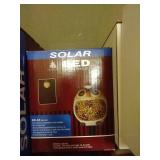 Christmas Decor - Solar Lights (New In Box) & Nut Cracker