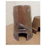 (3) Decorative Terra Cotta Pots