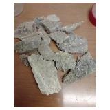 Container Of Rocks - Many Pieces With Crystal Sides